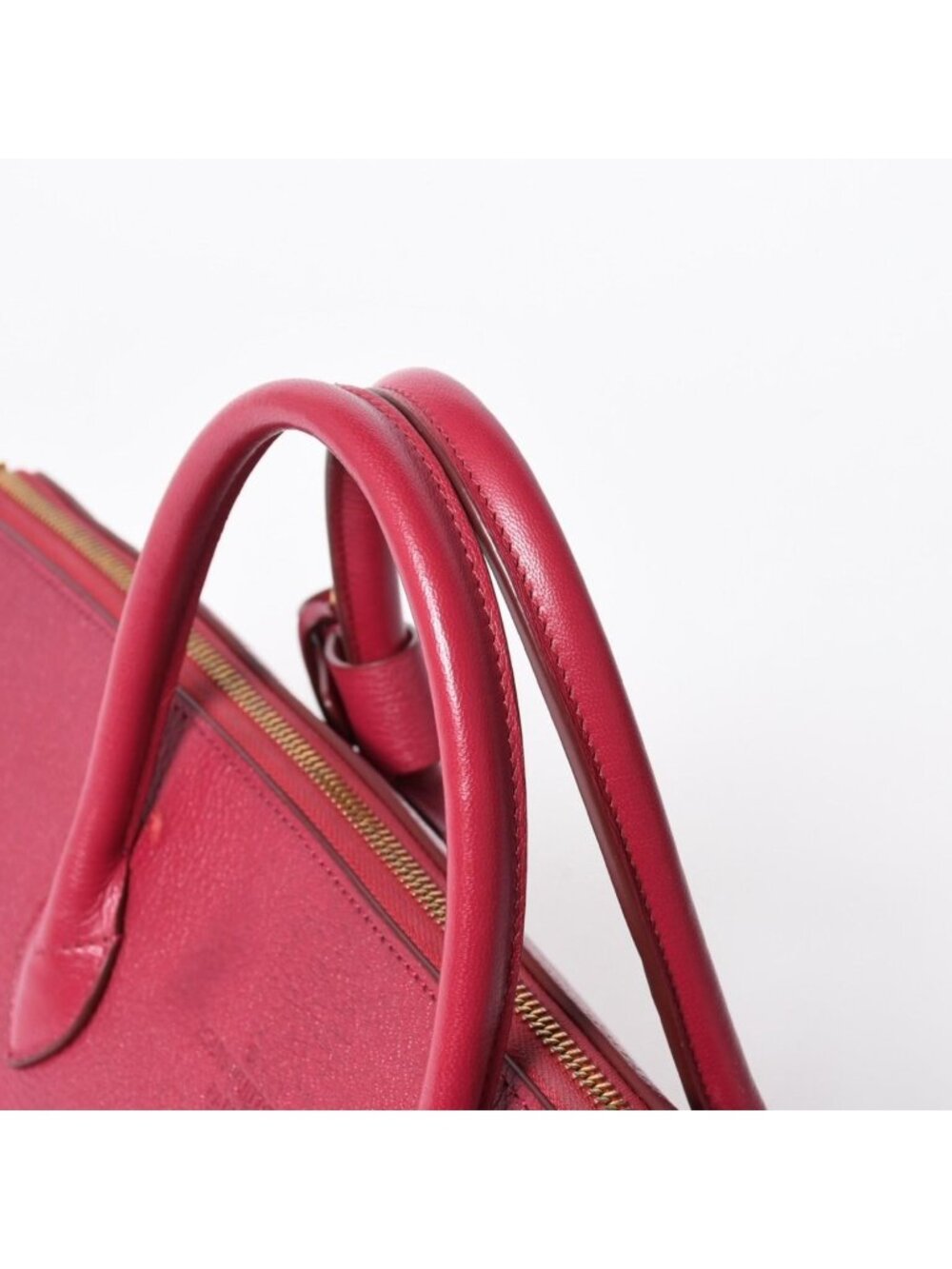 Louis Vuitton Automatic Marble Handbag Gray Leather Raspberry - Picture 5 of 16